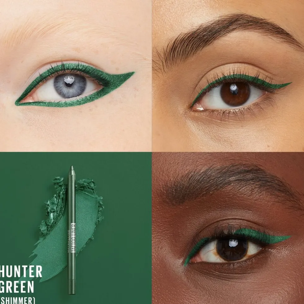 Maybelline New York Tattoo Liner 817 Vivid Green Automatic Gel Pencil