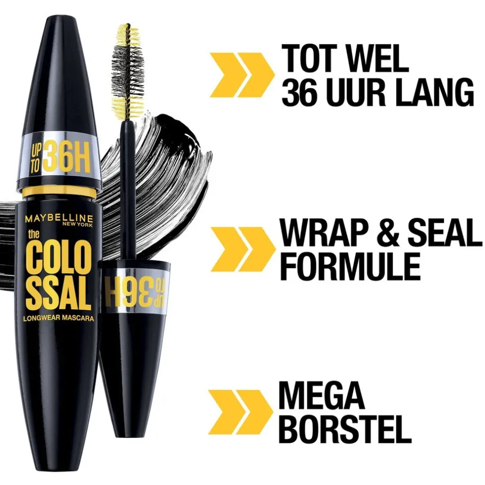 Maybelline New York The Colossal 36H Longwear Waterproof Mascara