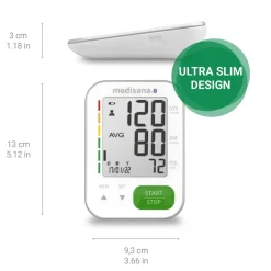 medisana BU 570 connect bovenarmbloeddrukmeter wit
