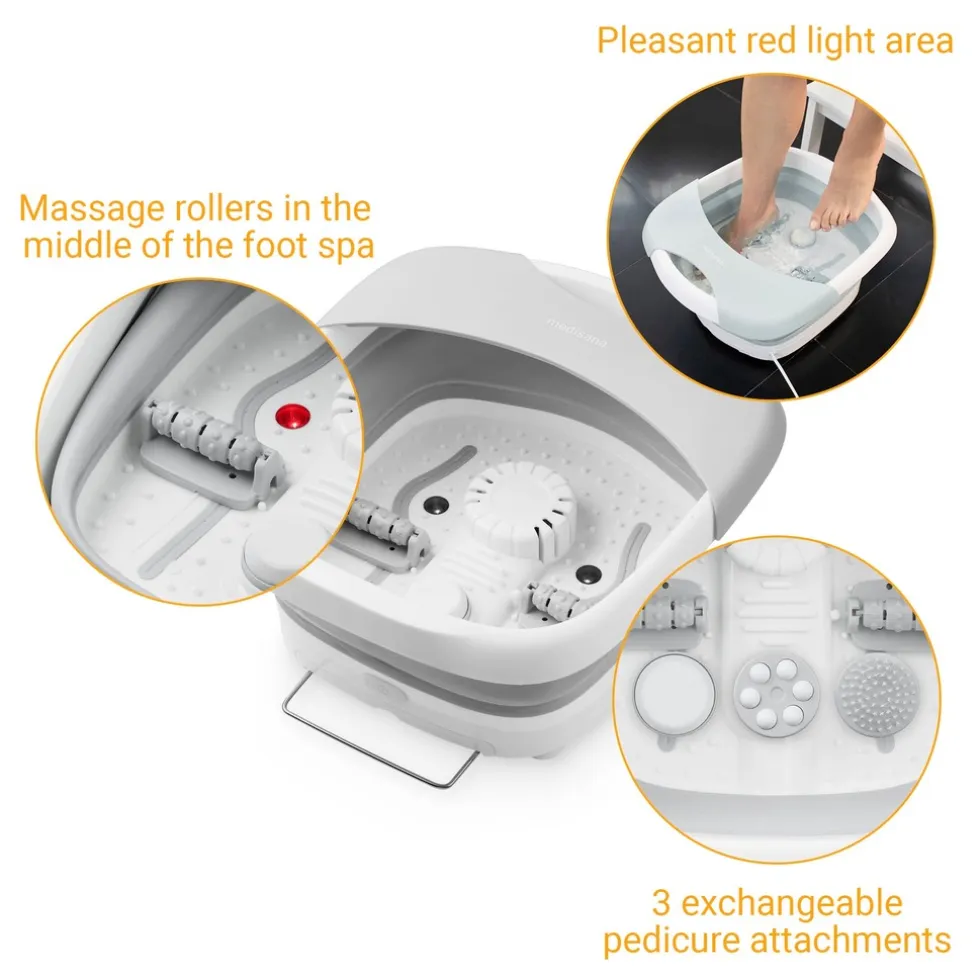 medisana FS 886 Opvouwbaar voetbubbelbad