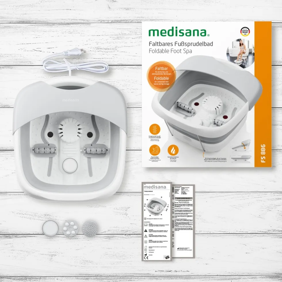 medisana FS 886 Opvouwbaar voetbubbelbad