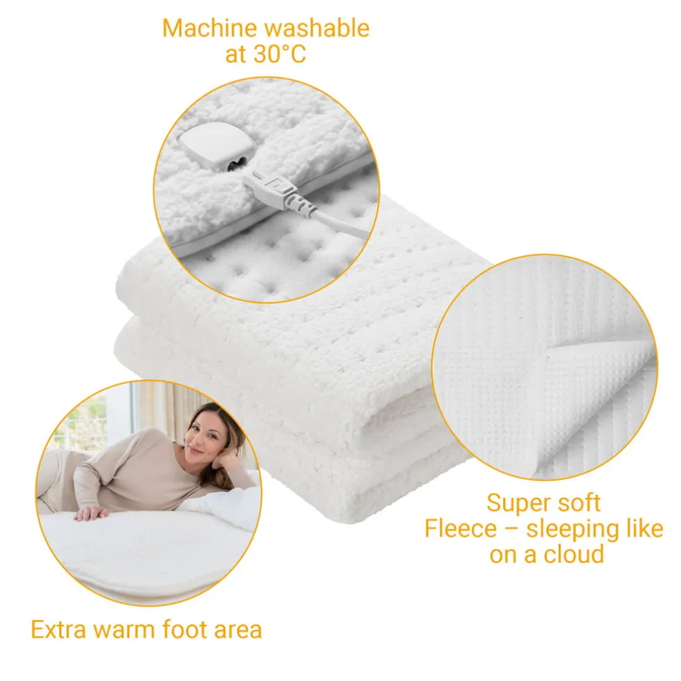 medisana HU 672 Elektrische maxi fleece deken