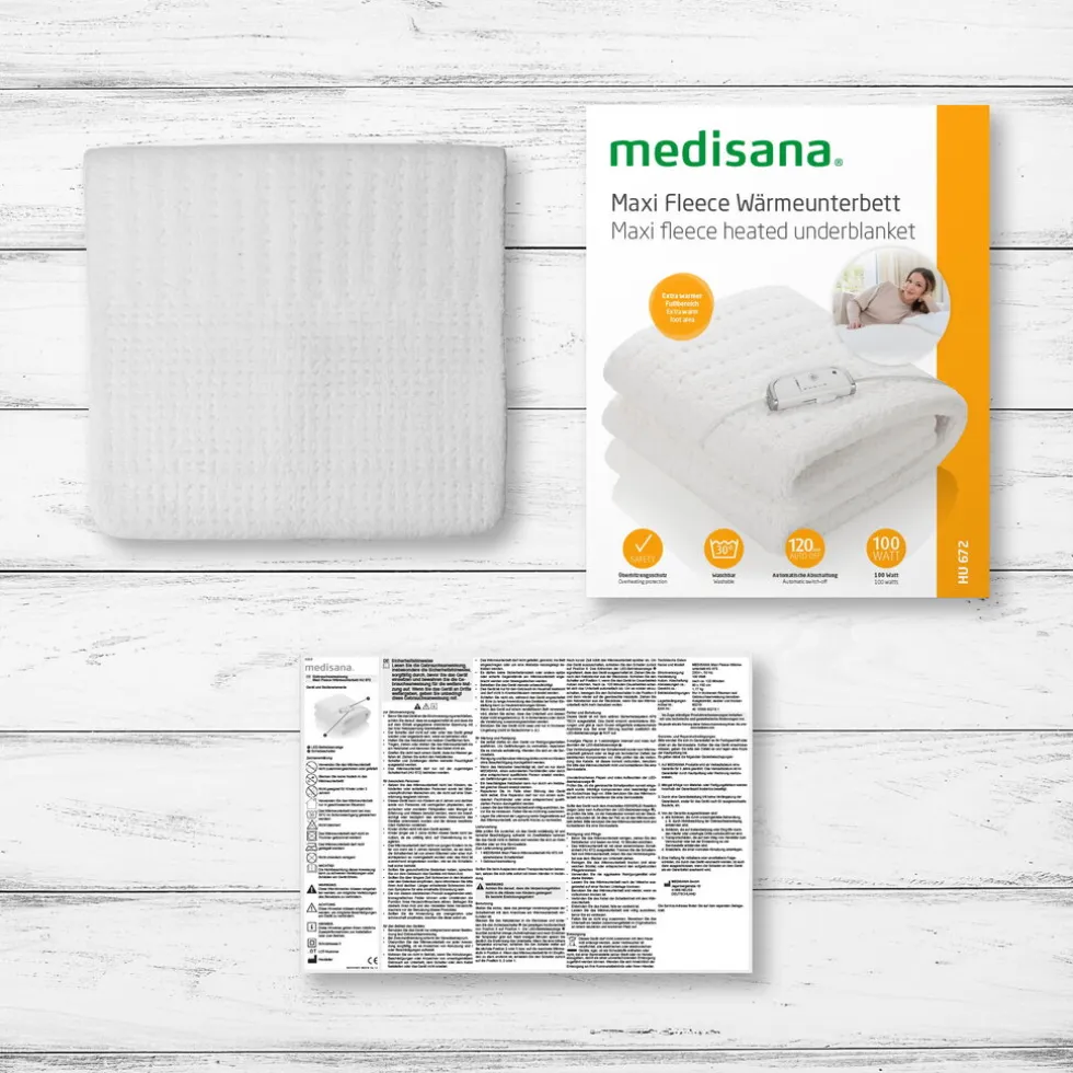 medisana HU 672 Elektrische maxi fleece deken