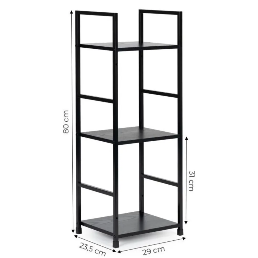 Modern Home Industriële Loft Stijl Boekenkast met 3 Planken
