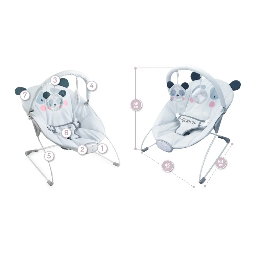 Momi Glossy Panda Wipstoel