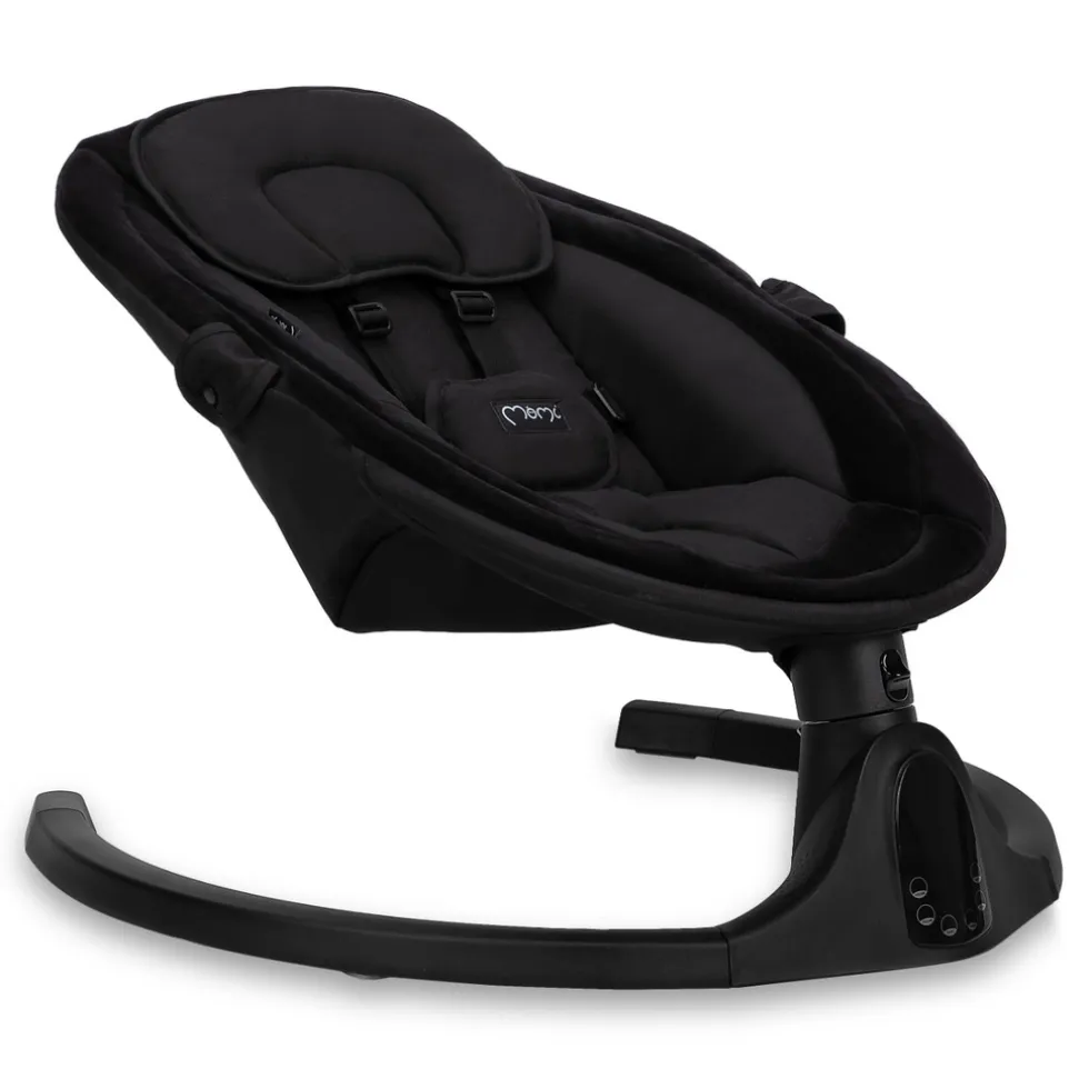 Momi Kenani Onyx Black Elektrische Babyschommel