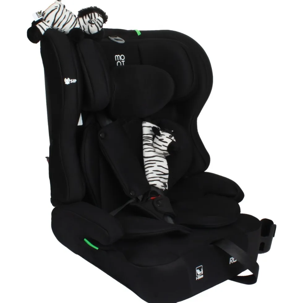 Moni Rock Midnight Black 76-150 cm i-Size Autostoel