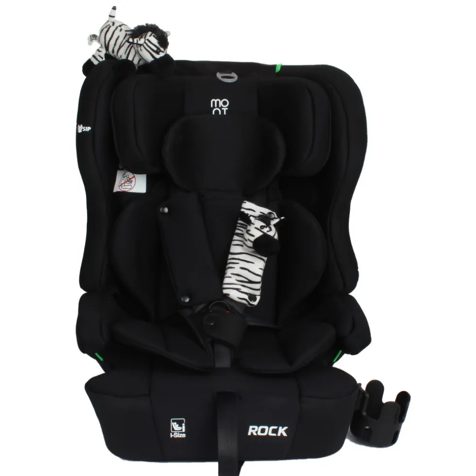 Moni Rock Midnight Black 76-150 cm i-Size Autostoel