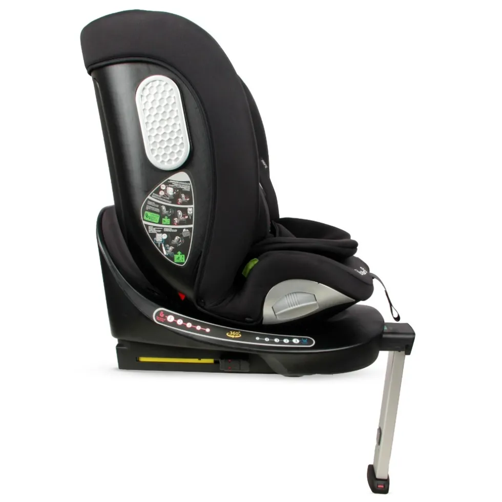 Moni Strike Deep Black 40-150 cm 360° i-Size Autostoel