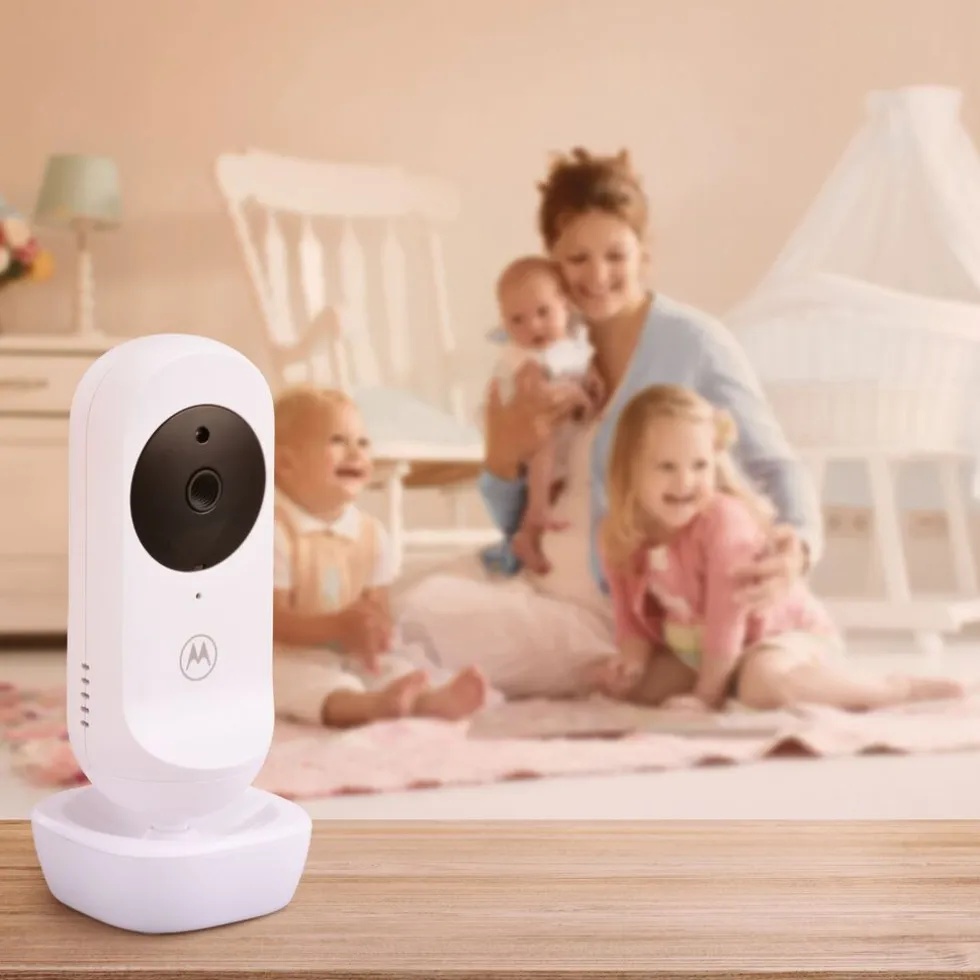 Motorola Nursery VM45 Connect Baby Monitor Met WiFi HD Nachtzicht Tweewegspraak Temperatuurcontrole