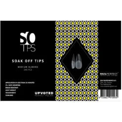 NailPerfect UPVOTED Soak Off Tips Medium Almond