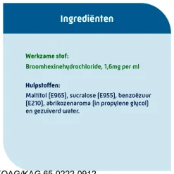 Natterman Broomhexine Extra Sterk 8mg/5ml Hoestdrank