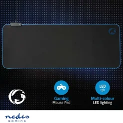 Nedis GMPDL210BK gaming muismat