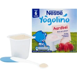 Nestlé Yogolino 6+M Aardbei Babydessert