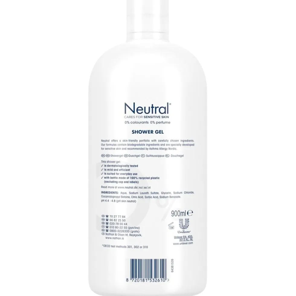 Neutral Sensitive Skin Shower Gel