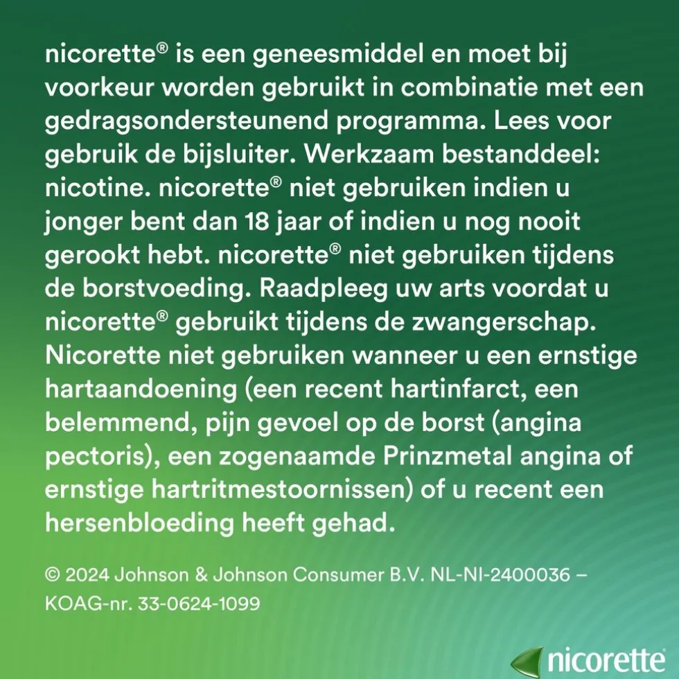 Nicorette Invisi Patch 25mg Nicotinepleisters
