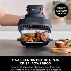 Ninja CRISPi 4-in-1 Glazen Airfryer FN101EUGY