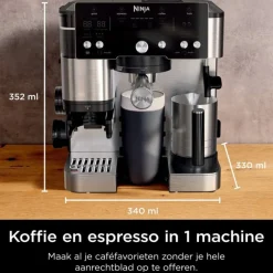 Ninja Luxe Café Essential 2-in-1 Espressomachine ES501EU
