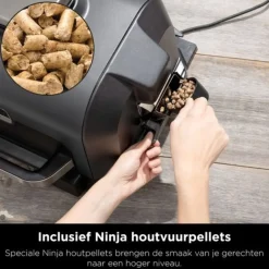 Ninja Woodfire Pro Connect XL Elektrische Barbecue OG901EU
