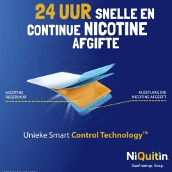 NiQuitin Clear Pleister Stap 2 - 14 mg - Nicotinepleister