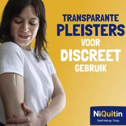 NiQuitin Clear Pleister Stap 1 - 21 mg - Nicotinepleister