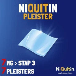 NiQuitin Clear Pleister Stap 3 - 7 mg - Nicotinepleister