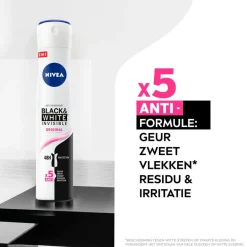 NIVEA Black & White Invisible Original Antitranspirant Spray
