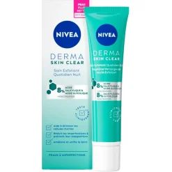 NIVEA Derma Skin Clear Dagelijks Verzorgende Nachtexfoliant