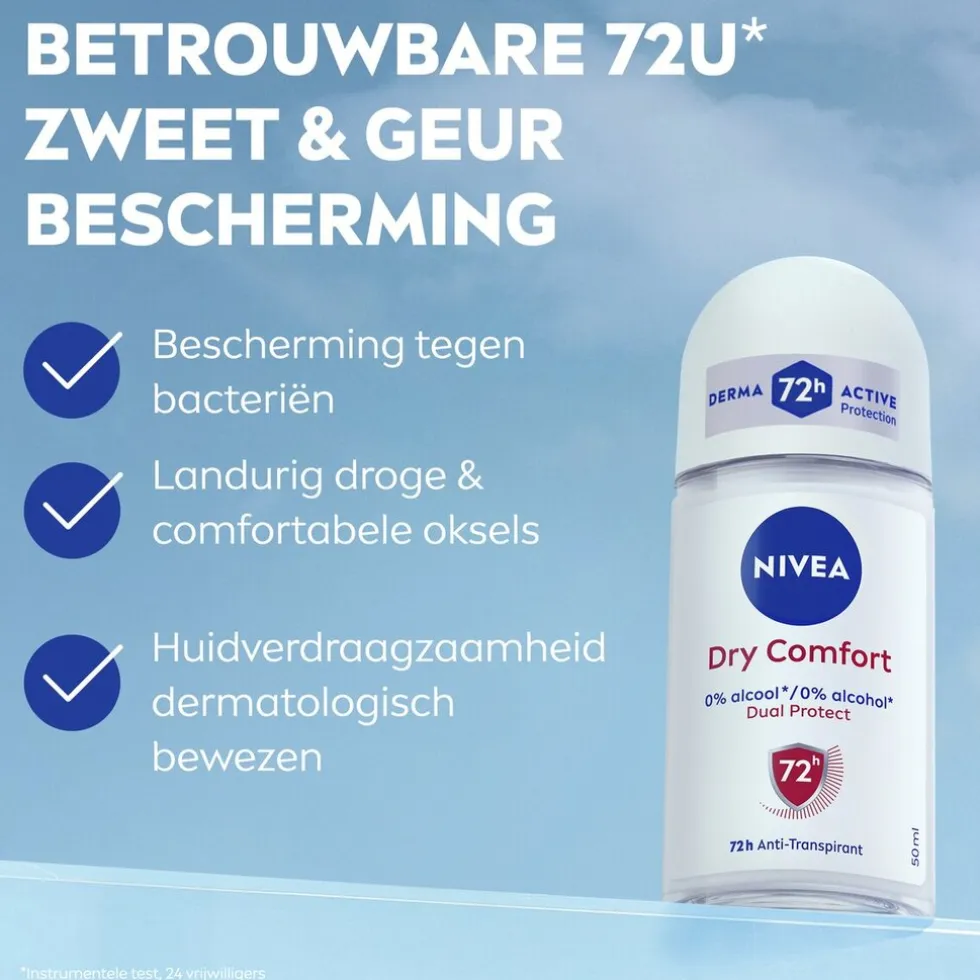 NIVEA Dry Comfort Antitranspirant Roller