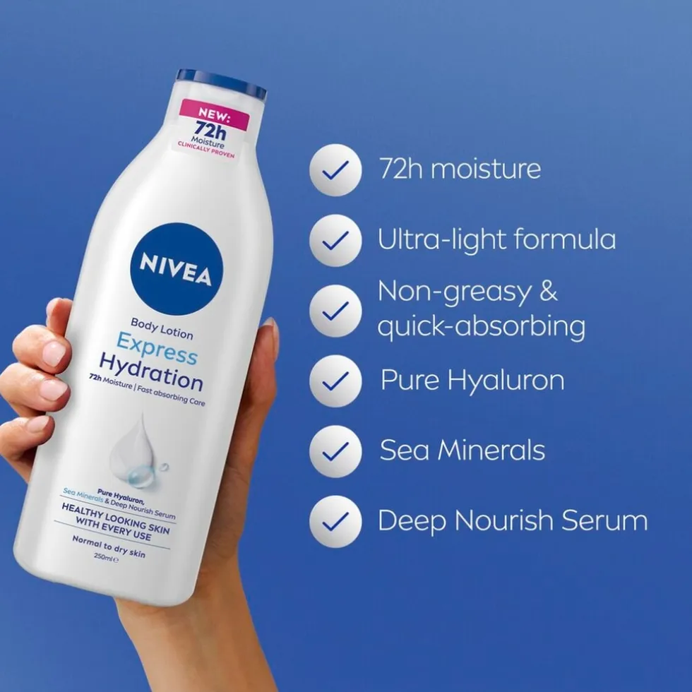 NIVEA Express Hydratation Bodylotion