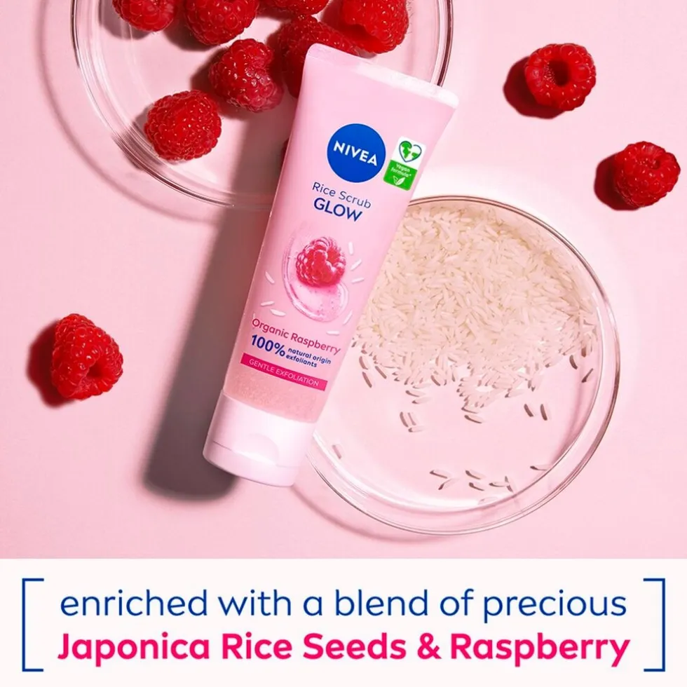 NIVEA Glow Rijstscrub