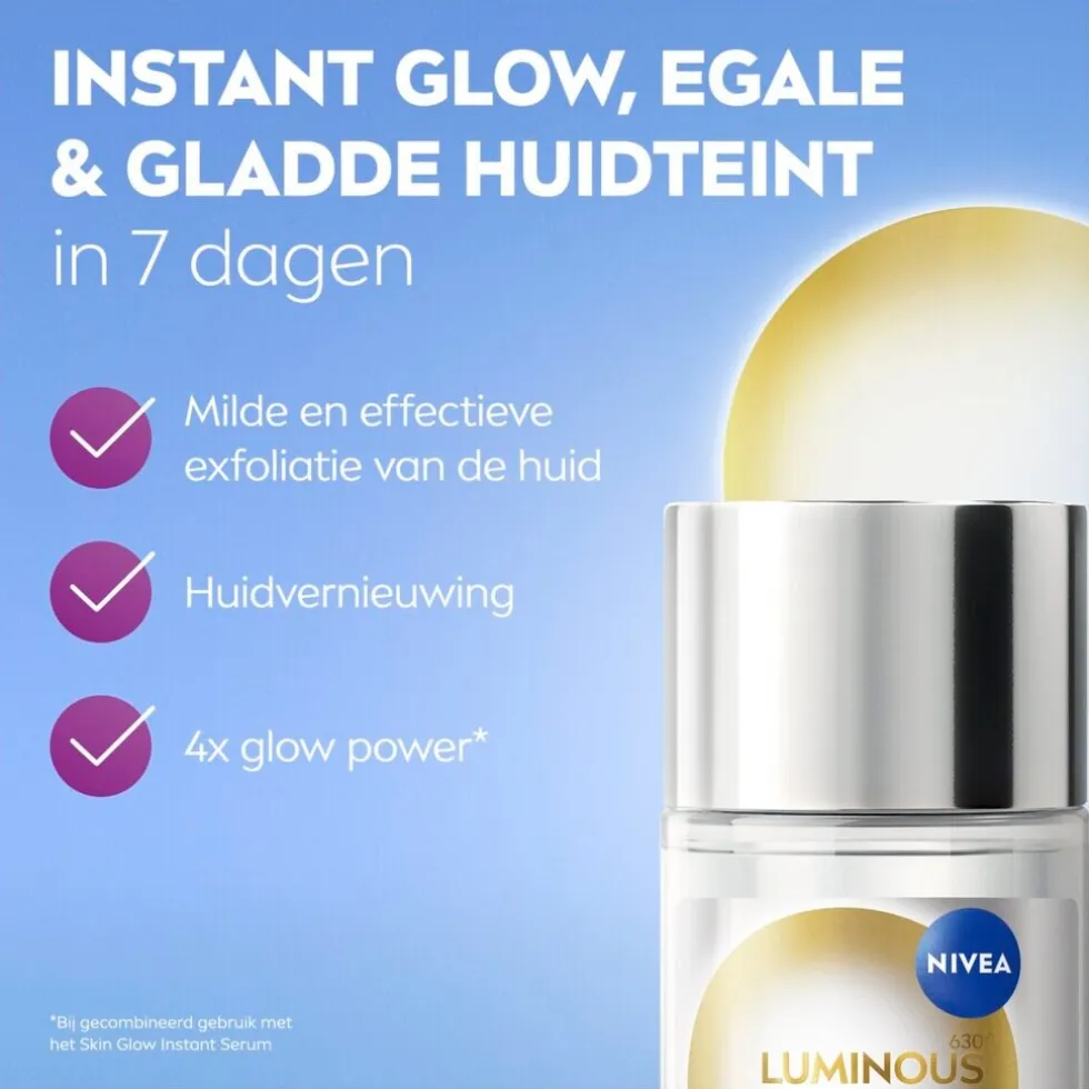 NIVEA Luminous630 Skin Glow Liquid Refiner Exfoliant