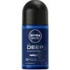 NIVEA Men Deep Black Carbon Dark Wood Antitranspirant Roller