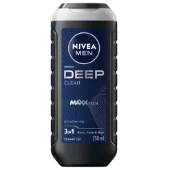 NIVEA Men Deep Clean 3-in-1 Douchegel