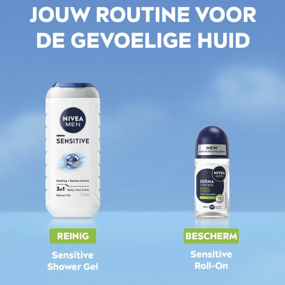 NIVEA Men Derma Control Sensitive Antitranspirant Roller