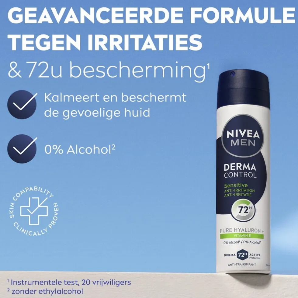 NIVEA Men Derma Control Sensitive Antitranspirant Spray
