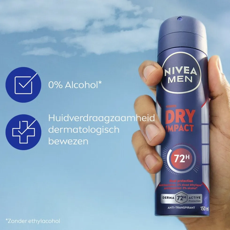 NIVEA Men Dry Impact Antitranspirant Spray