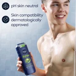 NIVEA Men Energy 24H Fresh Effect 3-in-1 Douchegel