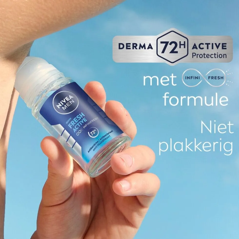 NIVEA Men Fresh Active Antitranspirant Roller