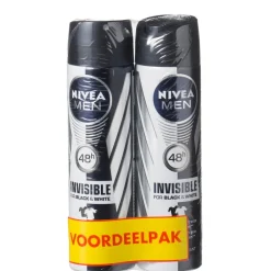 NIVEA Men Invisible For Black & White Deodorant Spray