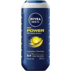 NIVEA Men Power 24H Fresh Effect 3-in-1 Douchegel