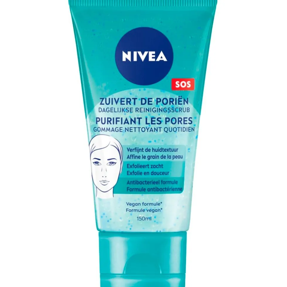 NIVEA Pure Effect Clean Deeper Reinigingsscrub