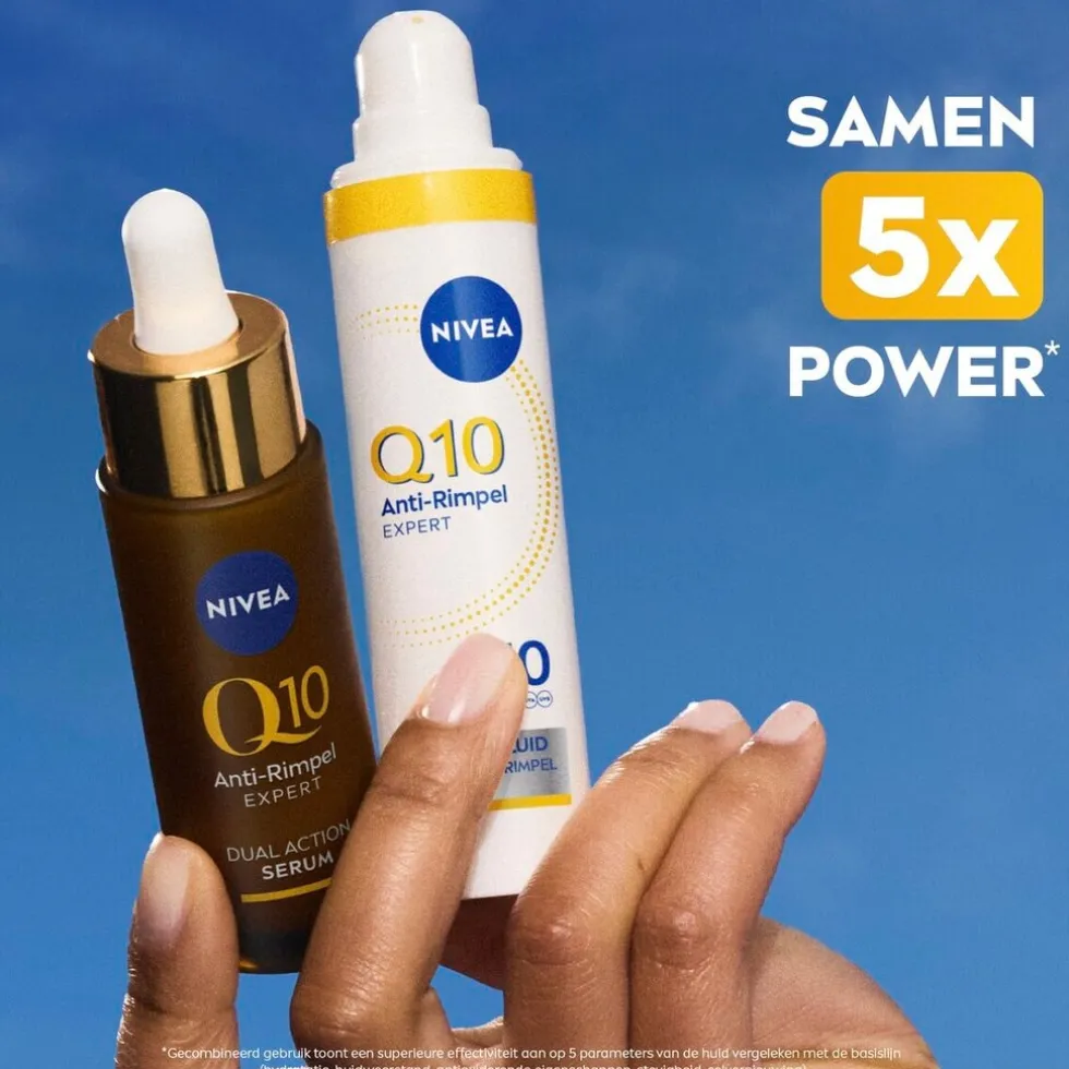 NIVEA Q10 Anti-Rimpel Expert SPF50 Anti-Uv Fluïde