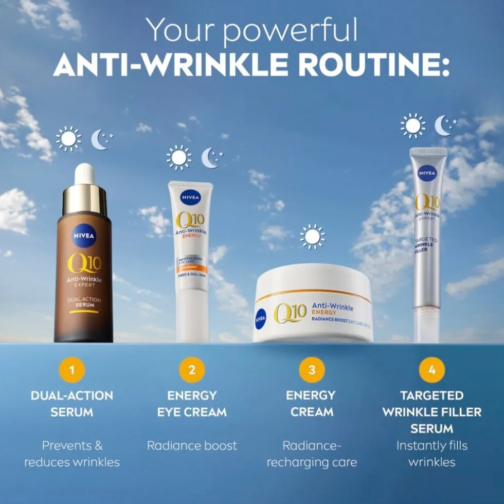 NIVEA Q10 Energy Anti-Rimpel Oogcontourcrème