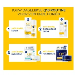 NIVEA Q10 Power Anti-Rimpel Porie Verfijnende Extra Lichte Dagcrème