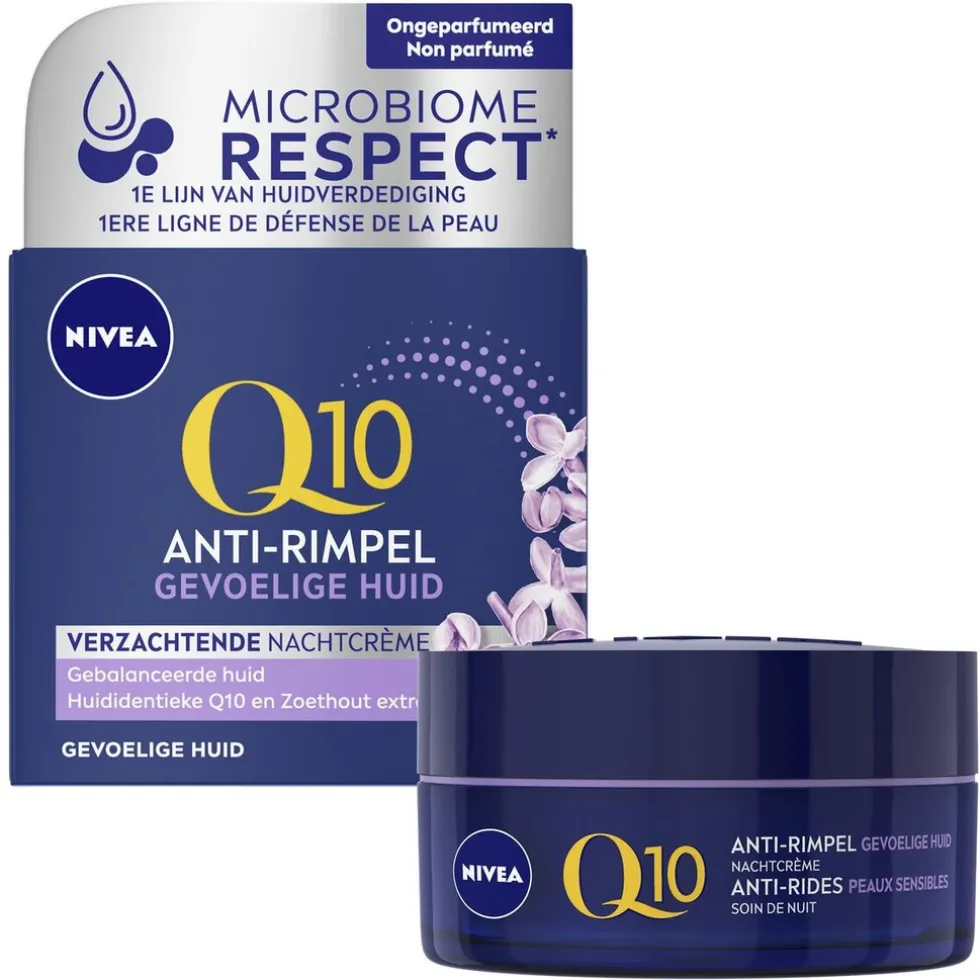 NIVEA Q10 Power Sensitive Anti-Rimpel Nachtcrème