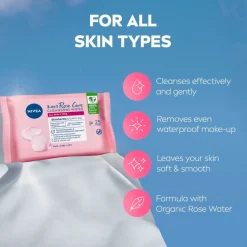 NIVEA Rose Care Micellair Reinigingsdoekjes