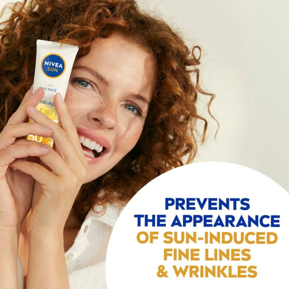 NIVEA Sun Uv Face Anti-Age Q10 SPF50 Zonnecrème
