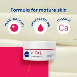 NIVEA Vital Anti-Rimpel 65+ Versterkende Dagcrème