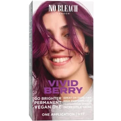 No Bleach London Vivid Berry Permanent Vegan Dye Kit